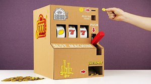 Check out a Working Cardboard Slot Machine and Other Fun Inventions