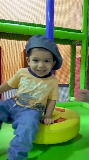 Blippi's Dizzy Indoor Playground Adventure 💫 #Shorts #Blippi