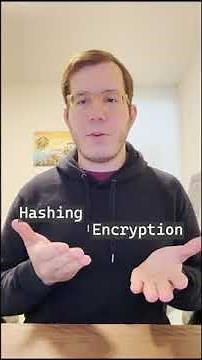 Hashing, explained in 50 seconds