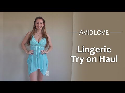 Avidlove | Try On Haul with Christina Khalil | Sexy Lace Lingerie for 2023