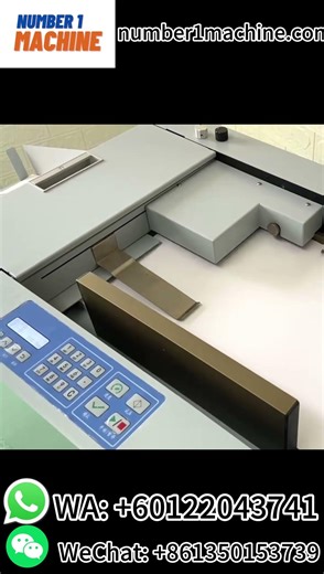 High-Speed Automatic Paper Creasing & Perforating Machine | Number 1 Machine
