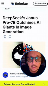 96K views · 1.3K reactions | DeepSeek rilancia con Janus-Pro-7B e compete con Stable Diffusion! Cosa sta succedendo? Ipotesi… | Marco Camisani Calzolari | Facebook