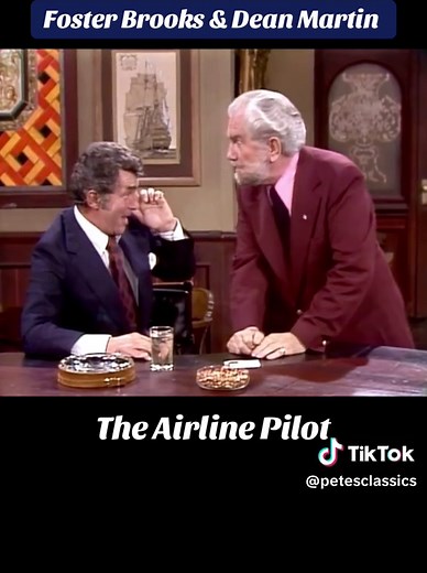 The Airline Pilot Sketch with Foster Brooks and Dean Martin