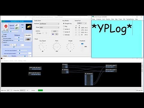 Windows 10 complete Morse Code Station - iambic paddles, Straight Key & CW Keyboard