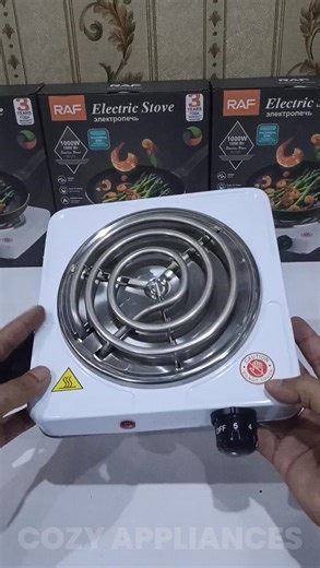 2.3K views · 655 reactions | Cook your favorite meals anytime, anywhere with the Hot Plate Electric Stove ⚡ — a compact, efficient, and reliable cooking solution for your kitchen, dorm, or travel needs. | Cozy Appliance Mall | Facebook