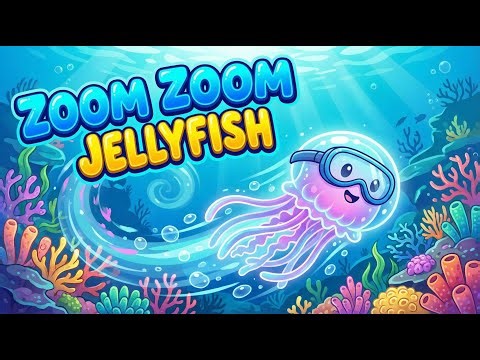 Zoom Zoom Jellyfish 🪼🎵 | Baby & Toddler Rhymes | Ocean Animal Song