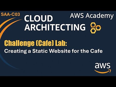 Challenge (Cafe) Lab: Creating a Static Website for the Cafe - AWS Cloud Architecting SAA-C03