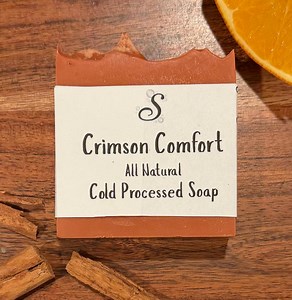 All Natural Cold Processed Soap - Crimson Comfort - Etsy