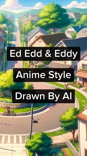 Ed Edd & Eddy Drawn As Anime Characters By AI #ededdneddy #cartoonnetwork #2000s