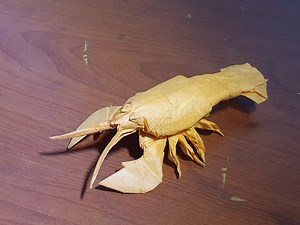가재 접기(lobster origami)
