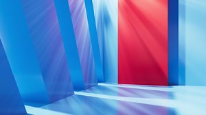 Abstract architecture background, light and shadow, 3d rendering.