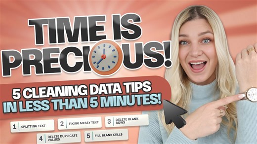 5 data cleaning tips that save 3 hours every week!