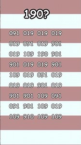 "Solving the 190 Puzzle: Number Challenge Explained"