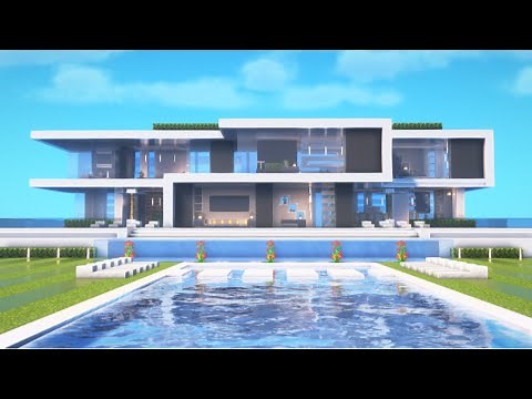 How to build a Modern House in Minecraft | Minecraft tutorial (#43)