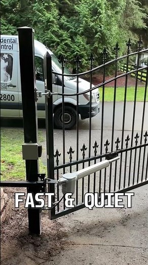 Installing a driveway gate and Italian-made gate operator system VDS - EGO110 by Royal Gates, Canada