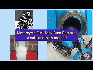 Motorcycle Fuel Tank Rust Removal, BSA Bantam Project Way Forward.