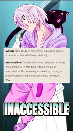 Should Infinite Speed & Inaccessible Speed be the same tier? Powerscaling 101