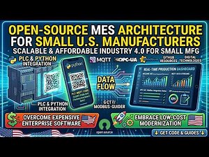 Open-Source MES Architecture for Small U.S. Manufacturers