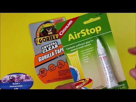 Gorilla Tape VS Airstop which is better for patching holes in inflatable Intex boats and pool toys