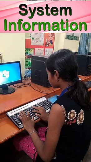 #systeminfo #computer #computerclass #NCTC #viralreels #computertricks #shortcuts #msoffice #computertraining #shortcutkeys #magictrick #virals | National Computer Training Centre