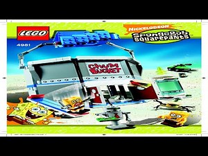 LEGO Instructions - SpongeBob SquarePants - 4981 - The Chum Bucket