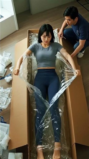 宅配が来た、科学が生んだ彼女 #beauty