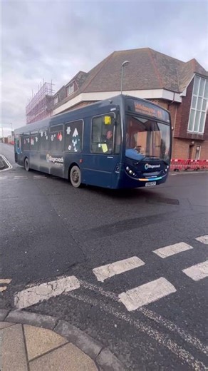 Christmas bus still running on the 8 of January