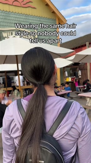 ✨Sisters✨👯‍♀️ @Ruby 💘 #fyp #foryou #xyzbca #sisters #hairstyle #ponytail