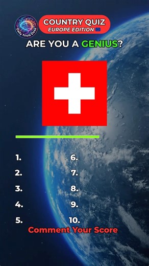 Guess the 10 EUROPEAN Flags! 🌍 (99% Fail #9 📉)