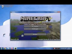 Como baixar e Instalar Minecraft (1.5.2) Pirata (Video Aula Explicando Tudo)