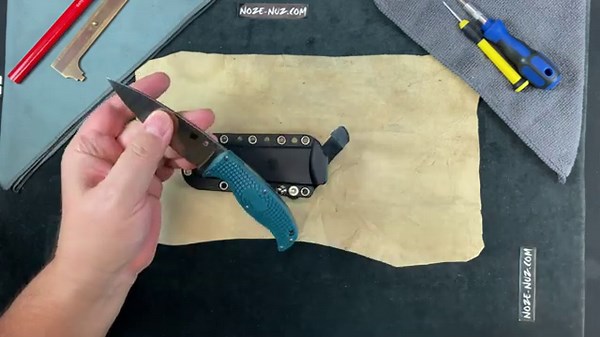 SCFB31PBL2K390 Spyderco Enuff 2 Fixed Blade K390