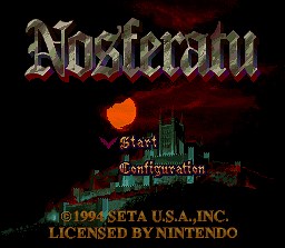 Nosferatu (SNES) - online game | RetroGames.cz