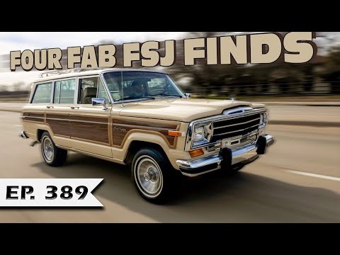FOUR OUTSTANDING FULL SIZE JEEPS! Jeep Grand Wagoneer!!