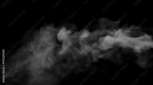 Realistic smoke, dry ice, clouds, fog overlay perfect for compositing into your shots