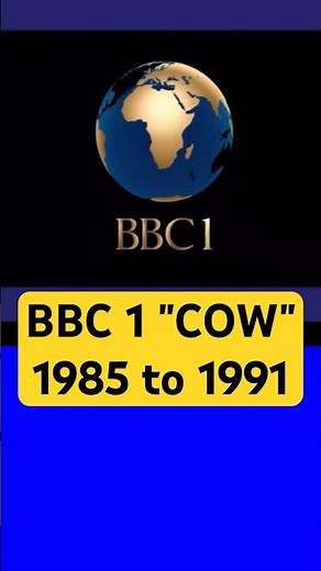 BBC 1 “COW” Globe Ident 1985 to 1991 #bbc #bbc1 #bbcone