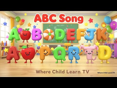 ABC Song for Kids | Fun Alphabet Learning | Where Child Learn TV
