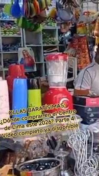 VERY CHEAP POTS: Where to buy them in downtown Lima in 2026?