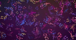 Music Notes Background