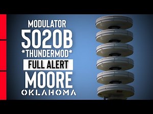 FS Modulator 5020B “ThunderMod” | Full Alert | Moore, OK (Cleveland Co. Tornado Siren Test) 6/19/21