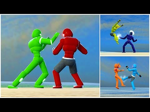 Super Fighter NPC vs MMA Fighters biggest battle - Overgrowth Mods Gameplay