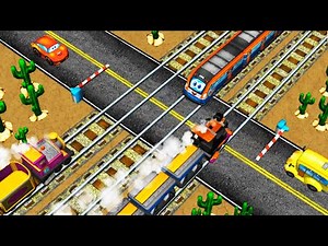 МУЛЬТИКИ ПРО МАШИНКИ И ПАРОВОЗИКИ Развивающие мультики про железную дорогу и поезда