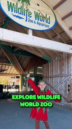 Meet Maple the Elf at Wildlife World Zoo for Holidays