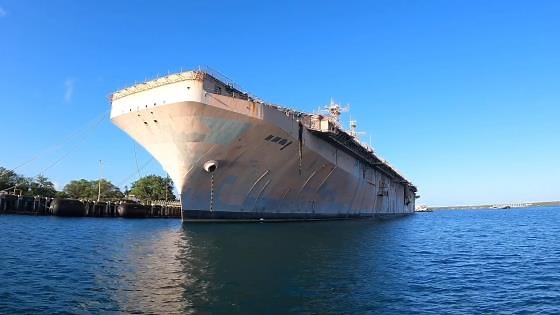 What happens to U.S. Navy ships after retirement?