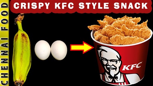 வாழைக்காய் முட்டை மட்டும் போதும் மொறுமொறுப்பான ஸ்னாக்ஸ் ரெடி | KFC Style Snack | Evening Snack -------------------------- LISTED INGREDIENTS AND THINGS ARE USED IN THIS VIDEO: 1 Raw Banana Dip it in water 3tbsp Cornflour 3tbsp Maida Flour 1tsp Chilli Powder Required Salt 1/2tsp Oregano Herbs 2 Eggs 1/2tsp Pepper Powder Required Salt Required Bread Crumbs Required Oil For Deep Fry --------------------------- KFC Style Snack,வாழைக்காய் முட்டை மட்டும் போதும் மொறுமொறுப்பான ஸ்னாக்ஸ் ரெடி,Evening Snac