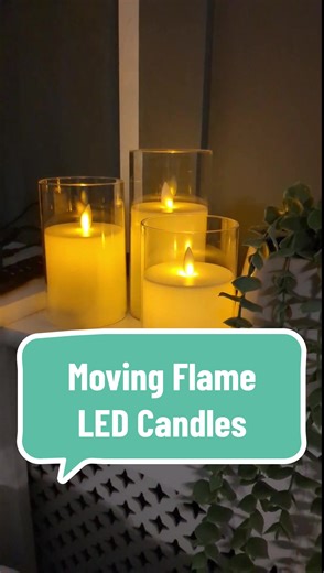 Realistic LED Moving Flame Candles for Cozy Ambience