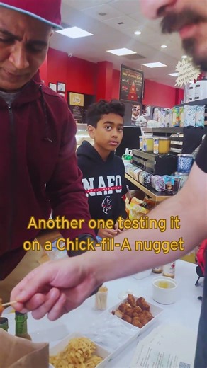 Butcher’s Market Manager Tries Our Hot Sauce on a Chick-fil-A Nugget 🌶️🔥
