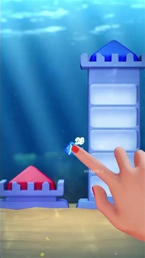 Build your Tower by Eating Fish 😉 l Fishdom mini game ads review Video
