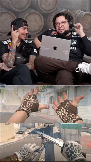 Leopard print glove at CS lol