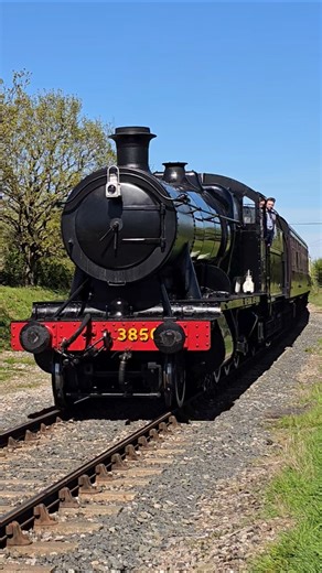 GWR Class 2884 Number 3850 Steaming Past Hayles Abbey Halt on the GWSR