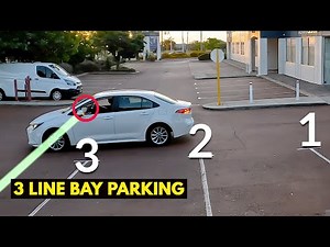 Bay Reverse Parking (Small Sedan) 3 LINE METHOD